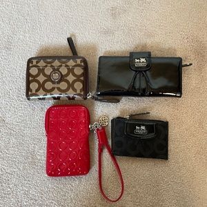 Coach Small Leather Good Bundle
